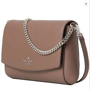 NWT Kate Spade Carson Convertible Crossbody Saffiano Leather Taupe